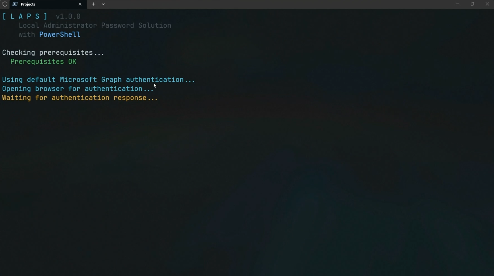 Launch and Authentication